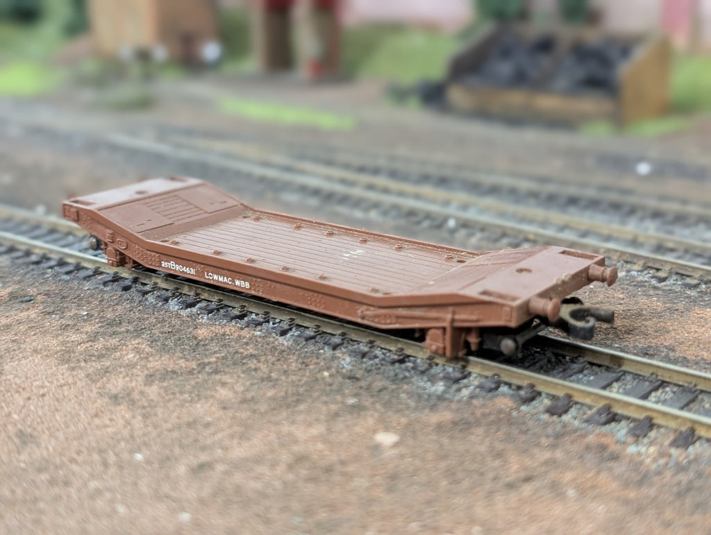Hornby Dublo 00 Gauge 4652 Machine Wagon Lowmac Goods Wagon