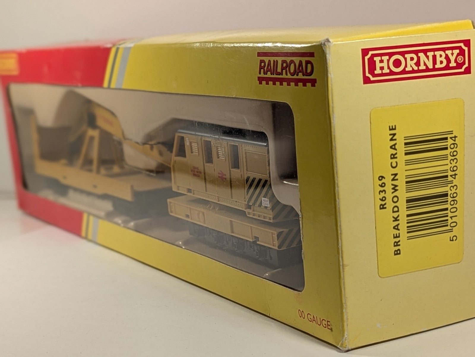 Hornby OO Gauge Breakdown Crane ADRC 96709 BR Yellow R6369