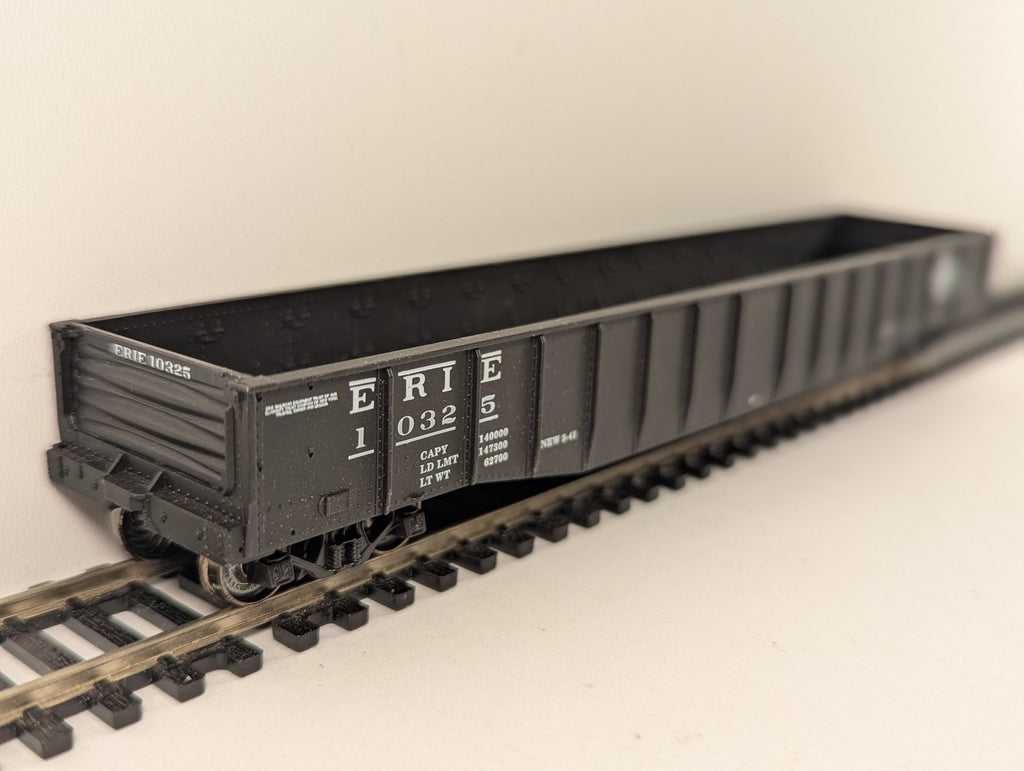 HO Gauge 52ft 6in Gondola Wagon Goods Wagon 10325 Erie Black