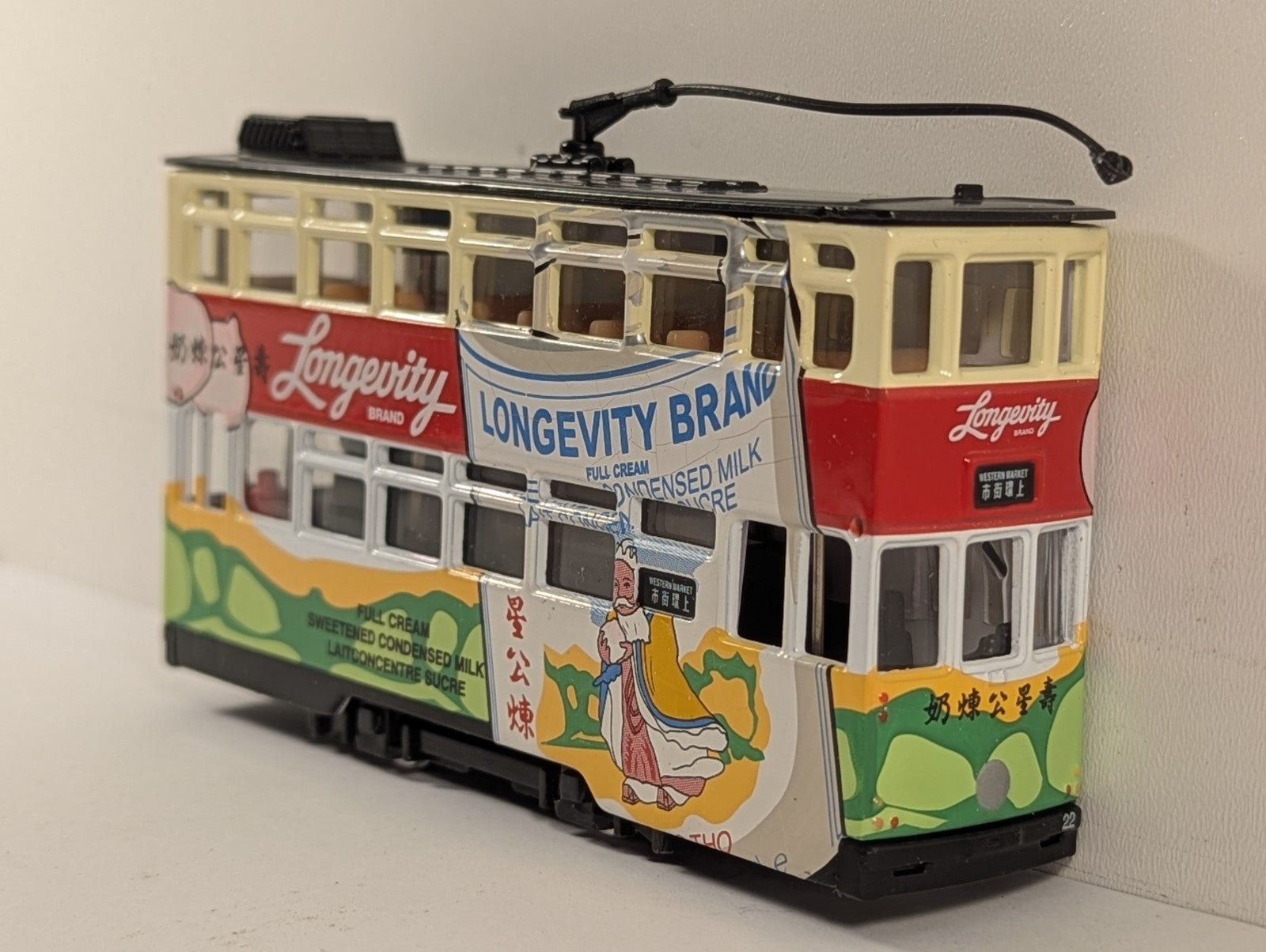 Peak Horse 1:76 Scale Hong Kong Tramways Double Decker Tram Die-cast