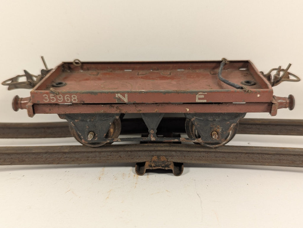 Hornby O Gauge No. 1 Flat Truck Goods Wagon 35968 NE