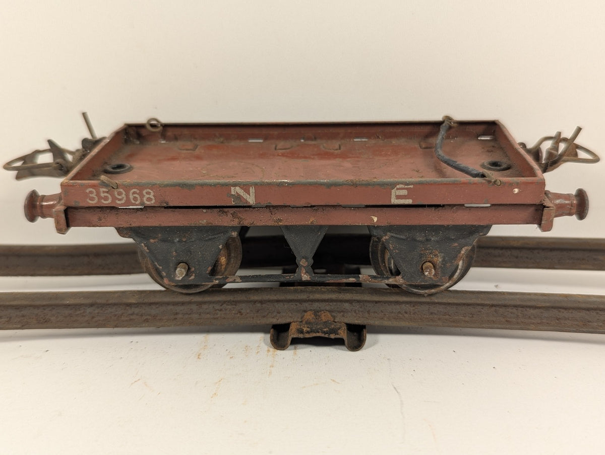 Hornby O Gauge No. 1 Flat Truck Goods Wagon 35968 NE