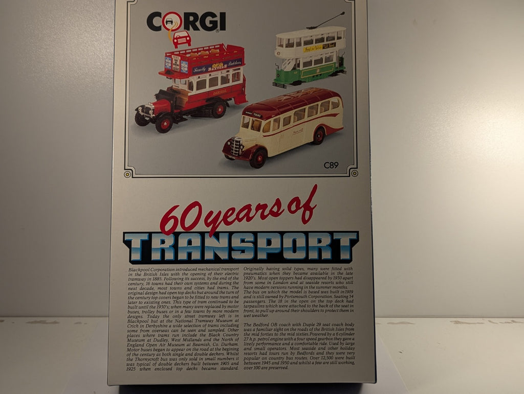 Corgi C89 60 Years of Transport Diecast Vehicle Set