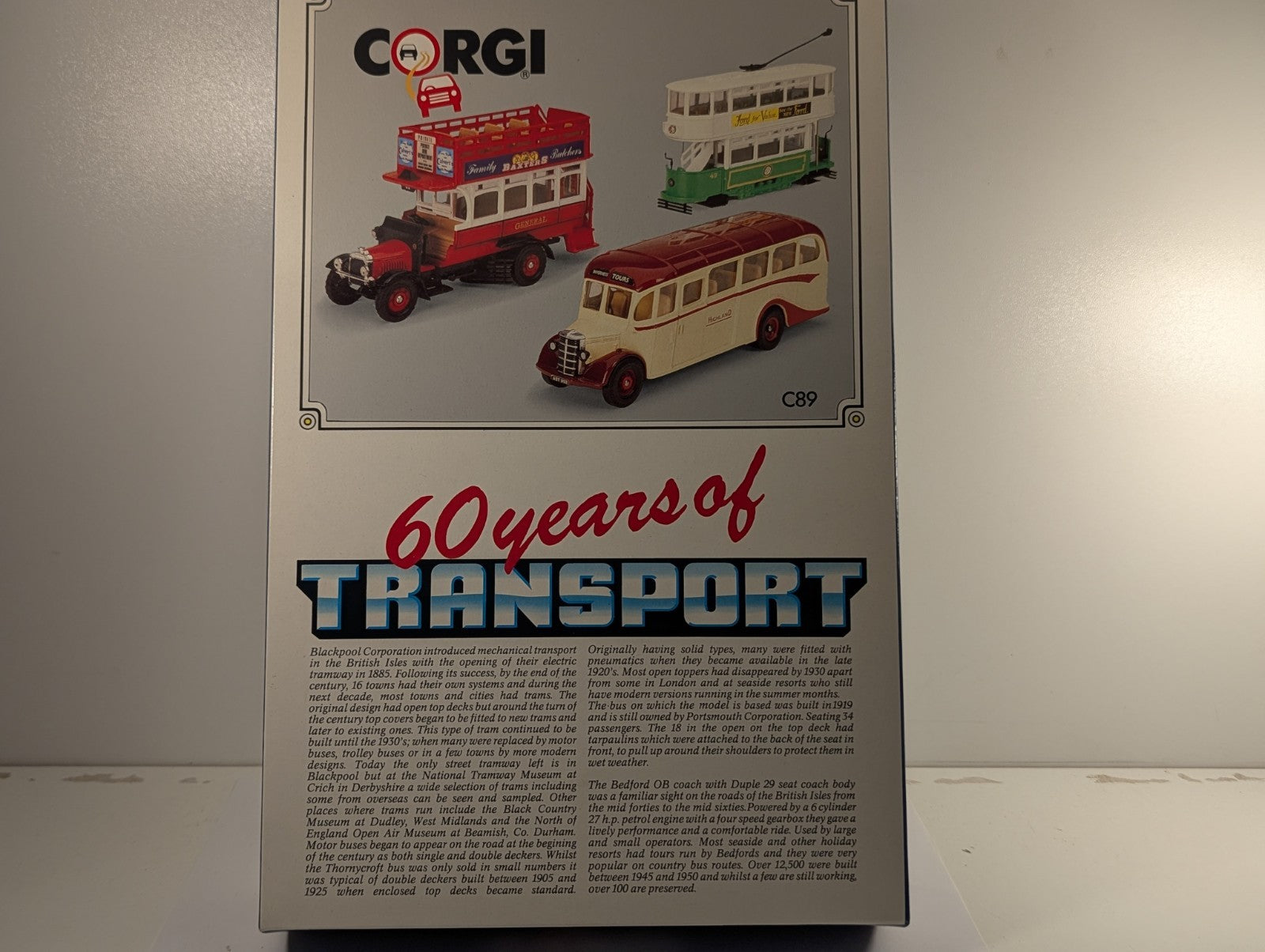 Corgi C89 60 Years of Transport Diecast Vehicle Set