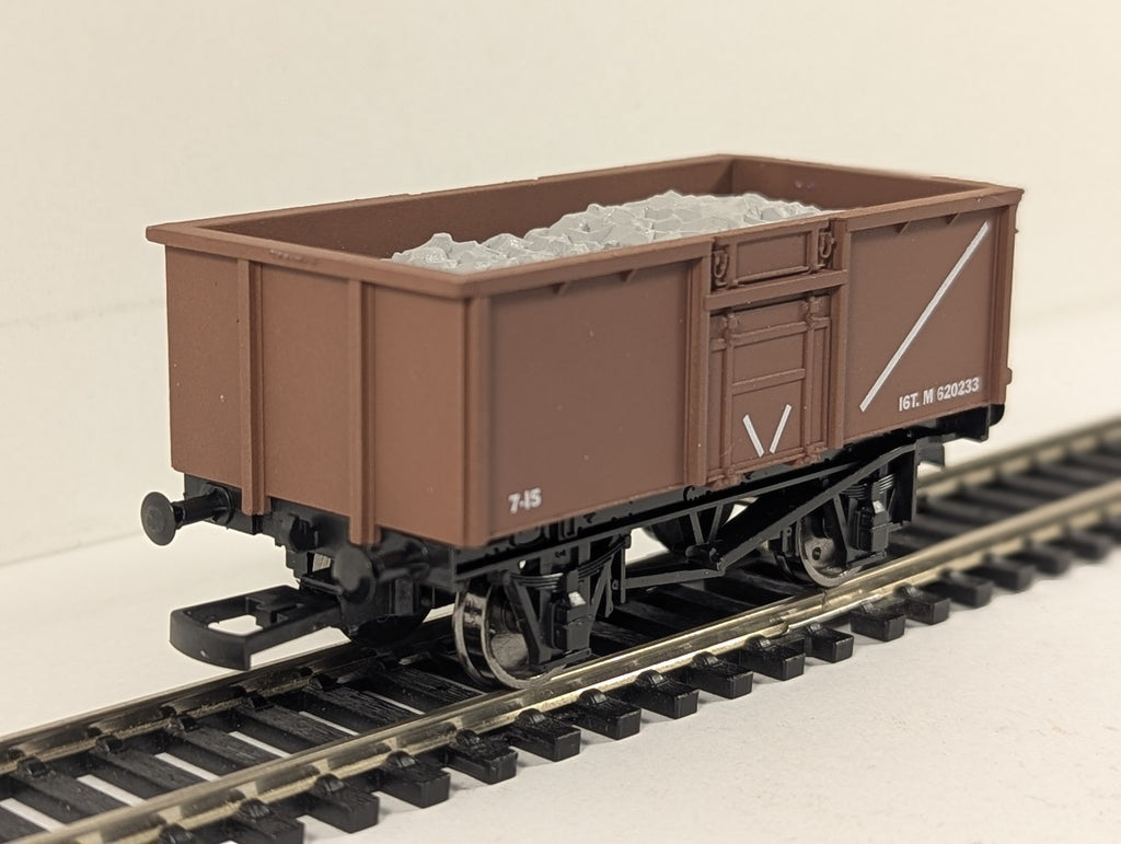 Dapol OO Gauge 16T Steel Mineral Wagon Goods Wagon M620233 BR Bauxite 4F-030-104