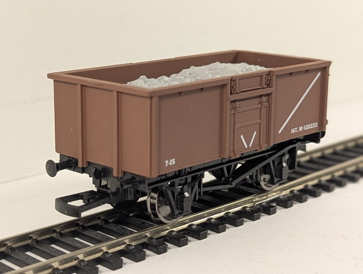 Dapol OO Gauge 16T Steel Mineral Wagon Goods Wagon M620233 BR Bauxite 4F-030-104