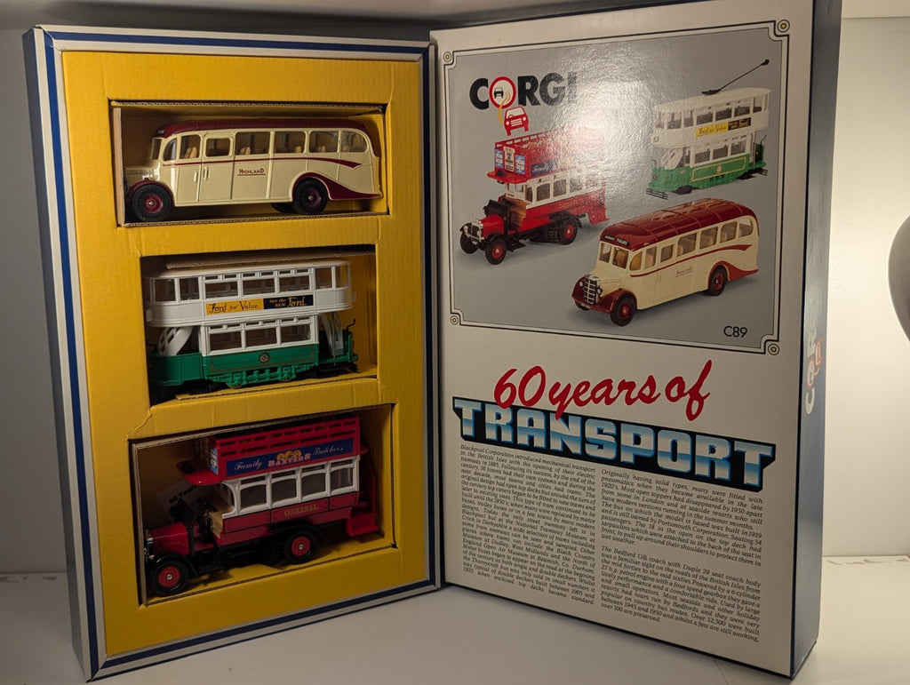 Corgi C89 60 Years of Transport Diecast Vehicle Set