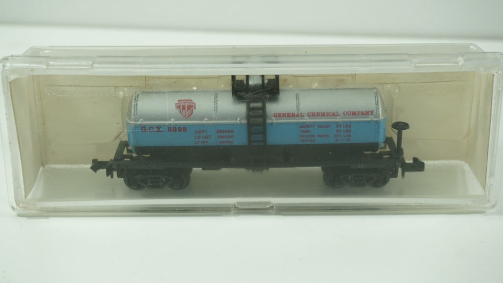 Model Power 3414 N Scale General Chemical Co. Tank Car – GCX 5298