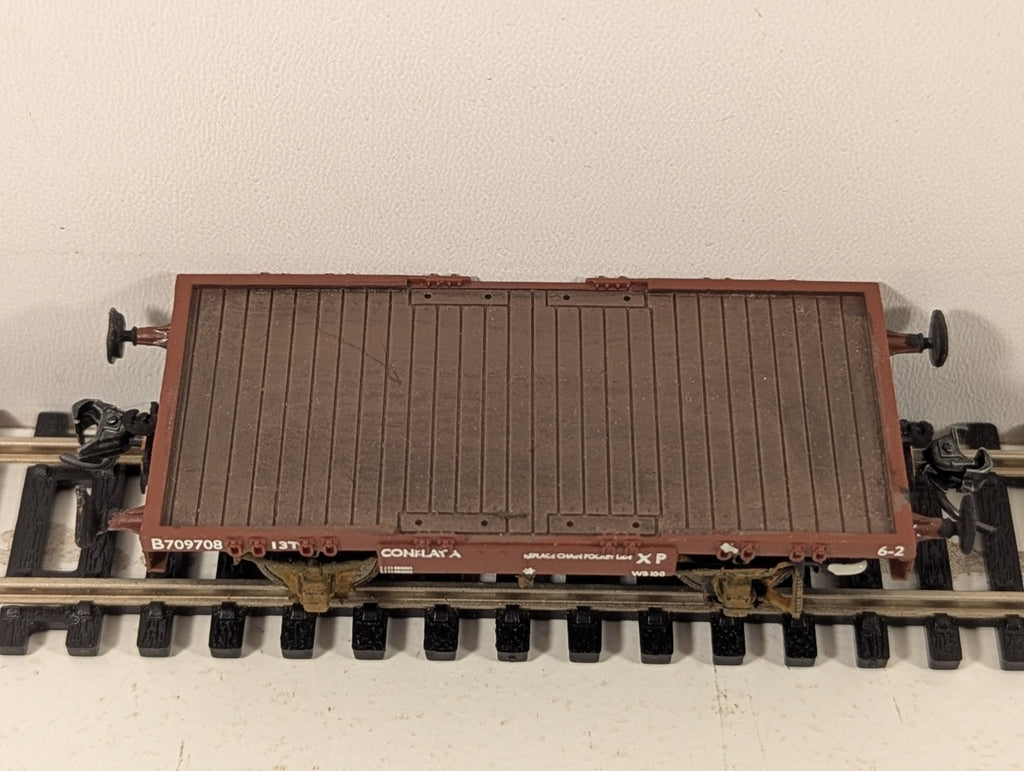 Bachmann Branchline OO Gauge Conflat Wagon with Knuckle Couplers
