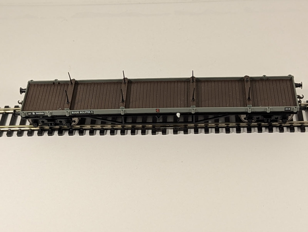 Bachmann OO Gauge 30T Bogie Bolster C Wagon Bogie Bolster Wagon B 943501 BR Grey