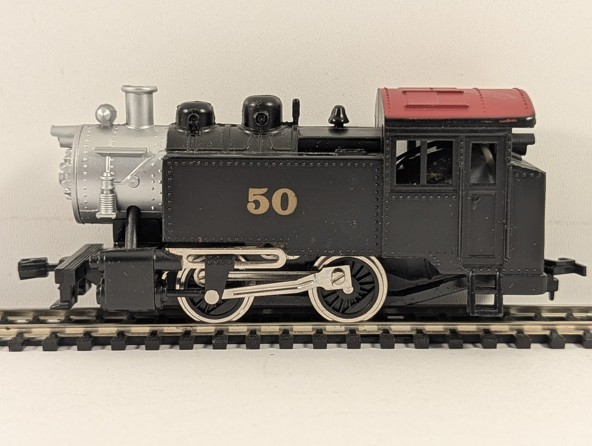 Model Power HO Scale 0-4-0 Steam Locomotive 50 Santa Fe 6500