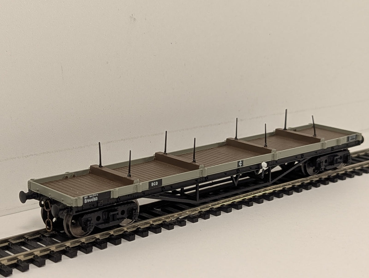 Bachmann OO Gauge BR Bogie Bolster C Wagon Goods Wagon B944183 BR Grey