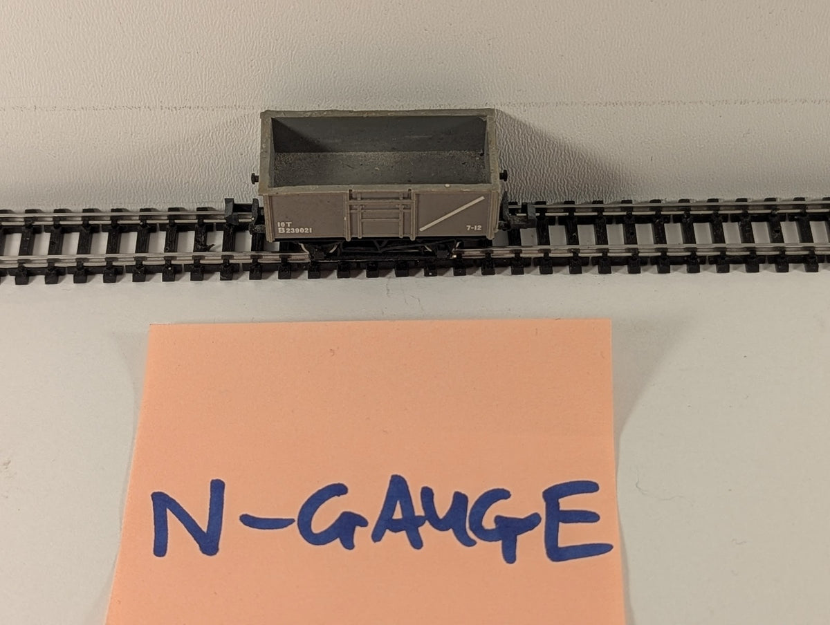 Trix N Gauge BR 16 Ton Mineral Wagon Goods Wagon B239021 BR Grey