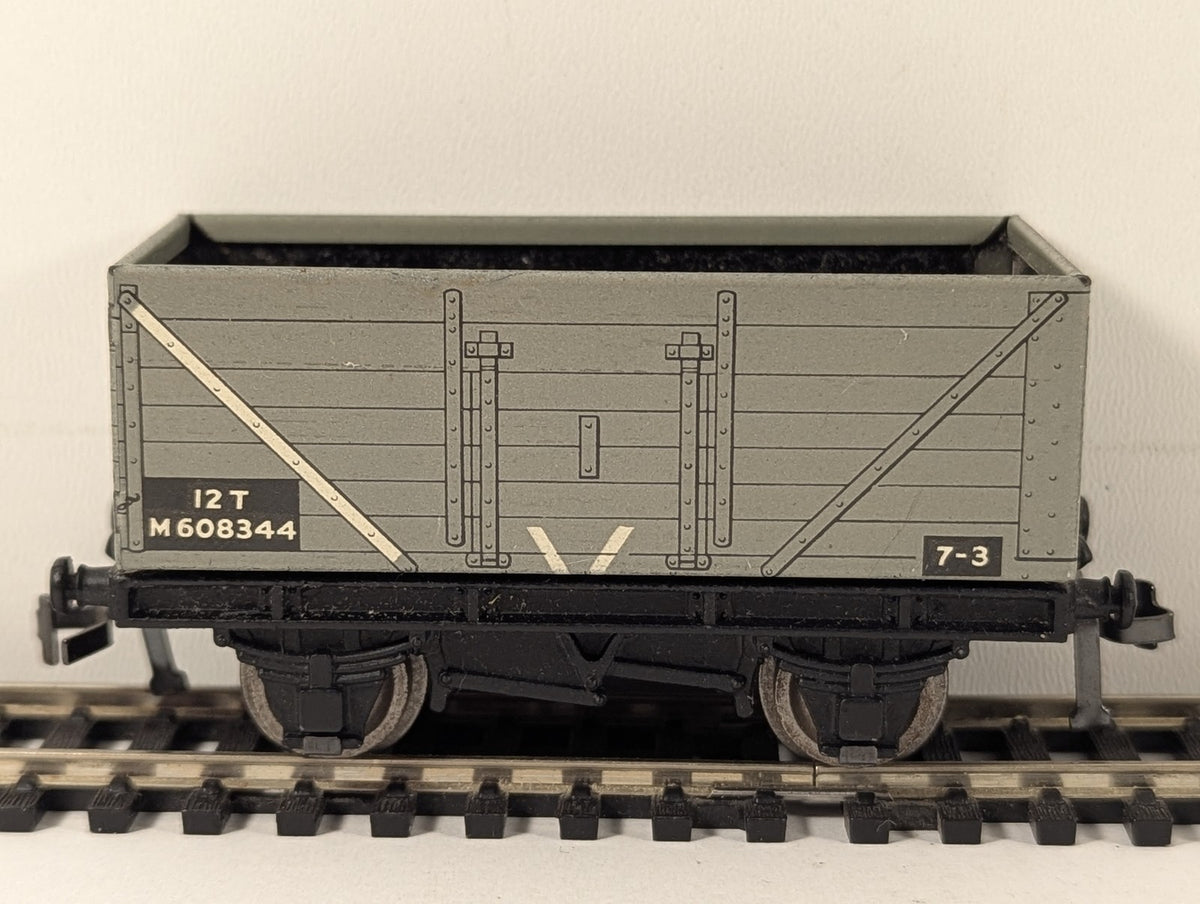 Hornby Dublo OO Gauge BR 12 Ton Open Wagon M608344 BR Grey 4635