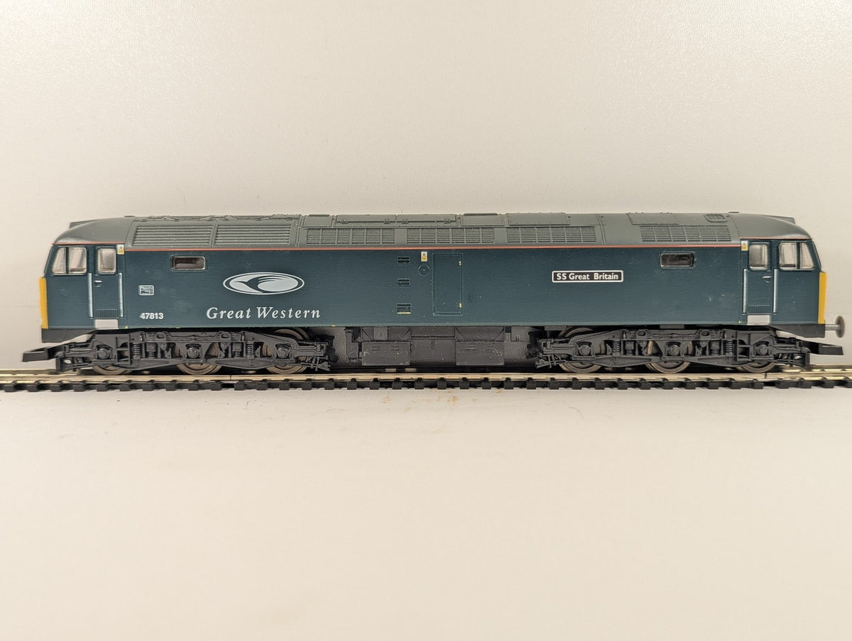 Lima OO Gauge Class 47 Diesel Locomotive 47813 Great Western Trains green