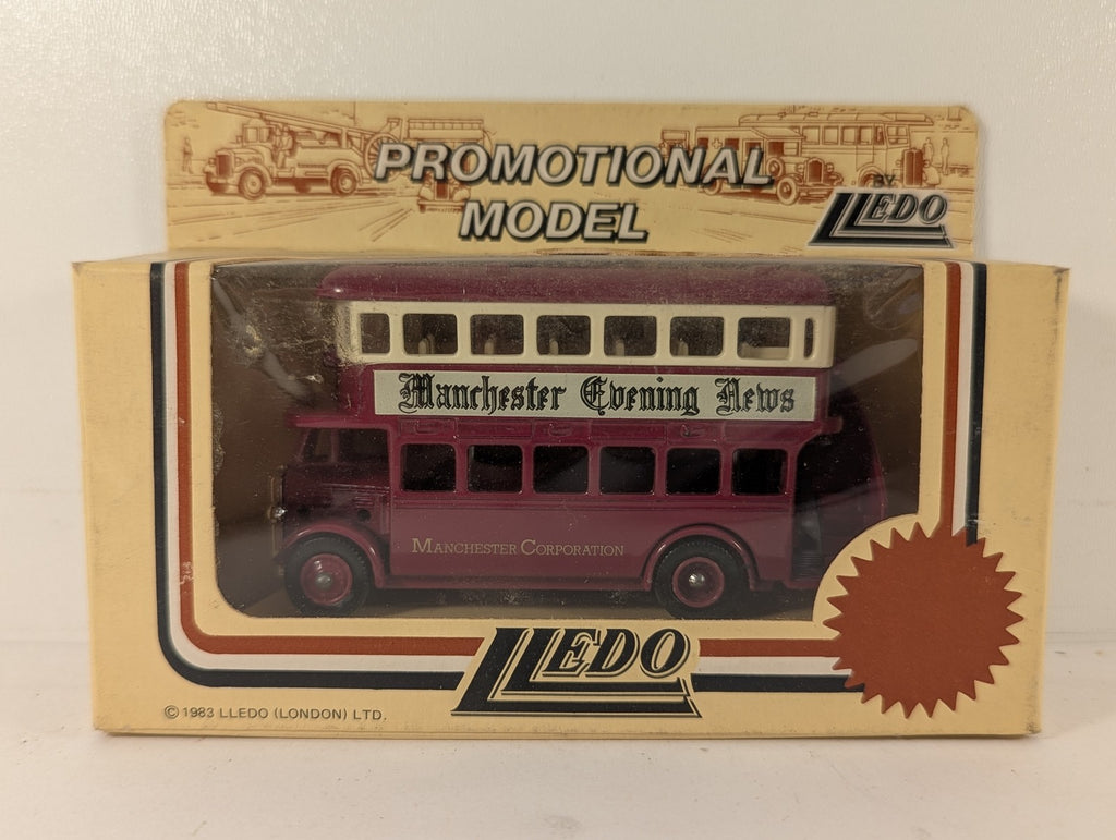 Lledo AEC Regent Double Decker Bus Manchester Corporation