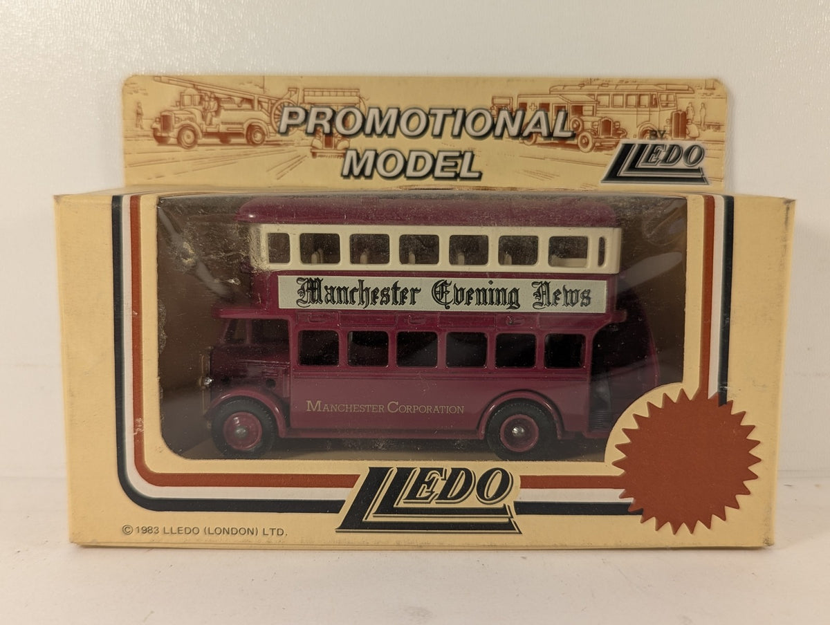 Lledo AEC Regent Double Decker Bus Manchester Corporation