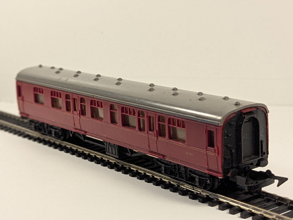 Jouef HO Scale Main Line First Class Coach Passenger Coach 15100 BR Maroon