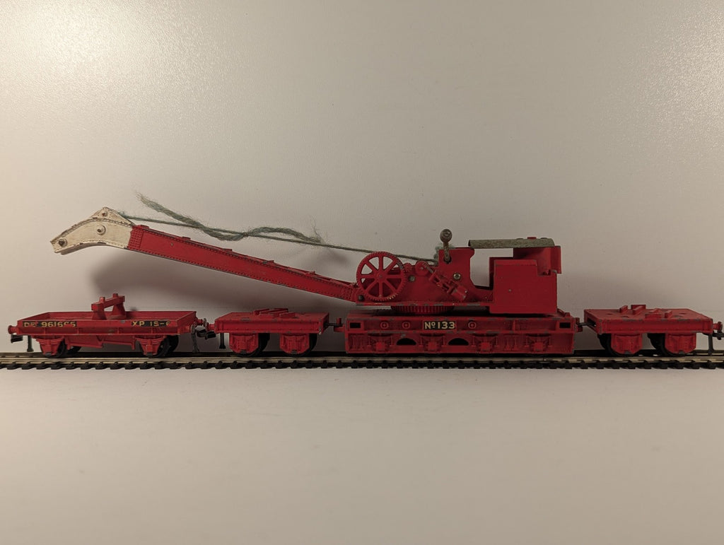 Hornby Dublo OO Gauge Breakdown Crane Set 133 BR Red 4620