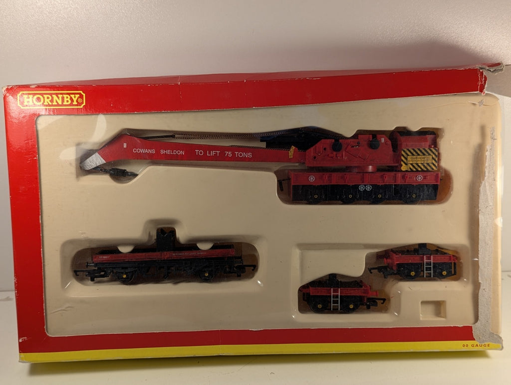 Hornby OO Gauge 75 Ton Breakdown Crane Set – Box Damage