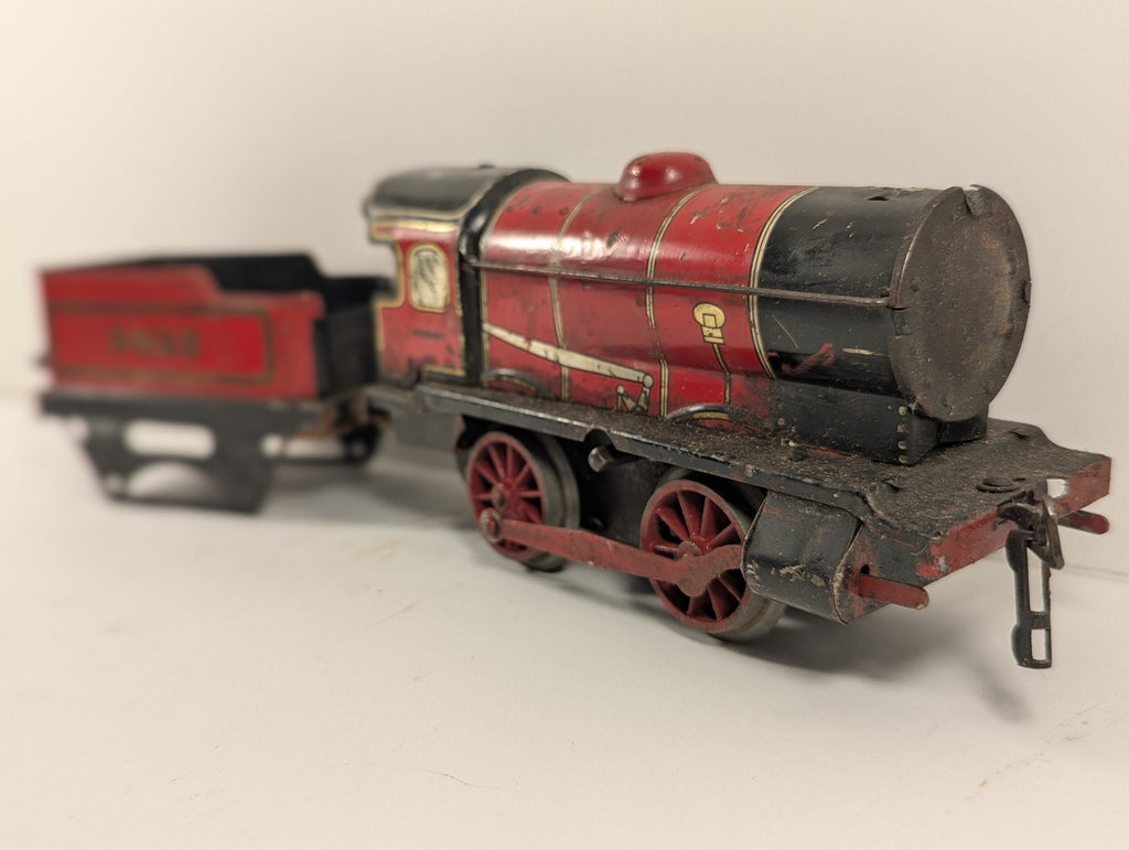 Chad Valley O Gauge No. 20 Steam Locomotive 3435 Red