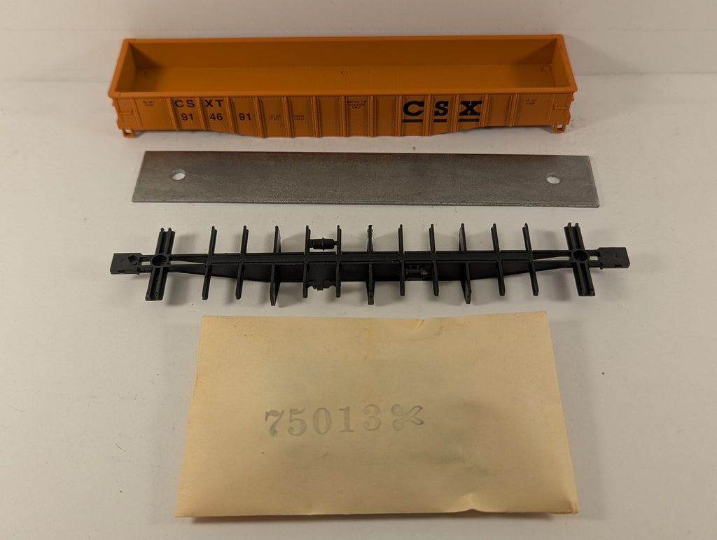 Athearn HO Gauge Work Train Gondola Goods Wagon 914691 CSX Orange 1124