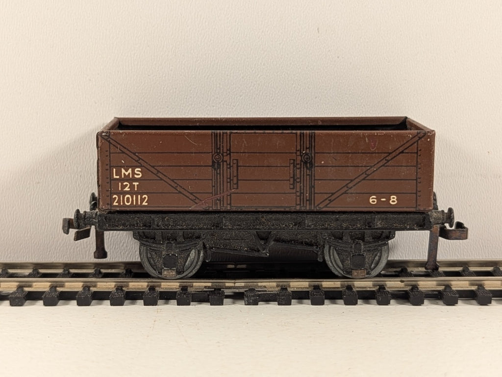 Hornby Dublo 32075 OO Gauge LMS Red D1 5 Plank Open Wagon - Boxed