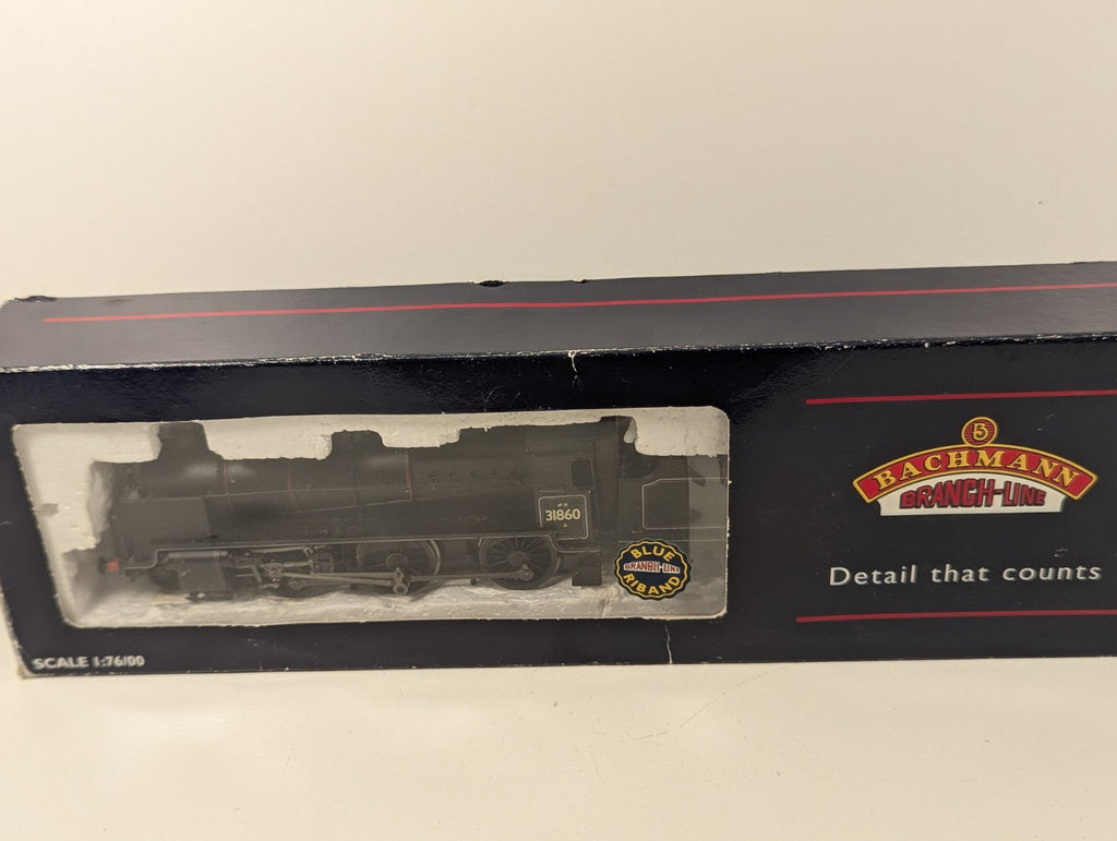 Bachmann 32-151 OO Gauge Steam Locomotive N Class 31860 BR Lined Black. - Boxed