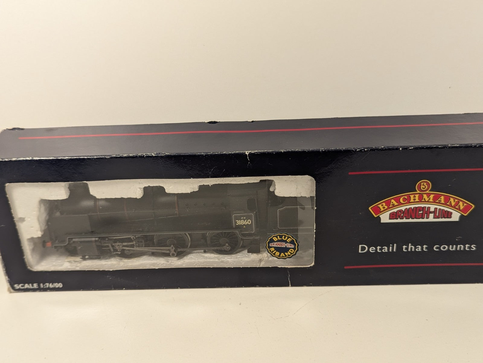Bachmann 32-151 OO Gauge Steam Locomotive N Class 31860 BR Lined Black. - Boxed