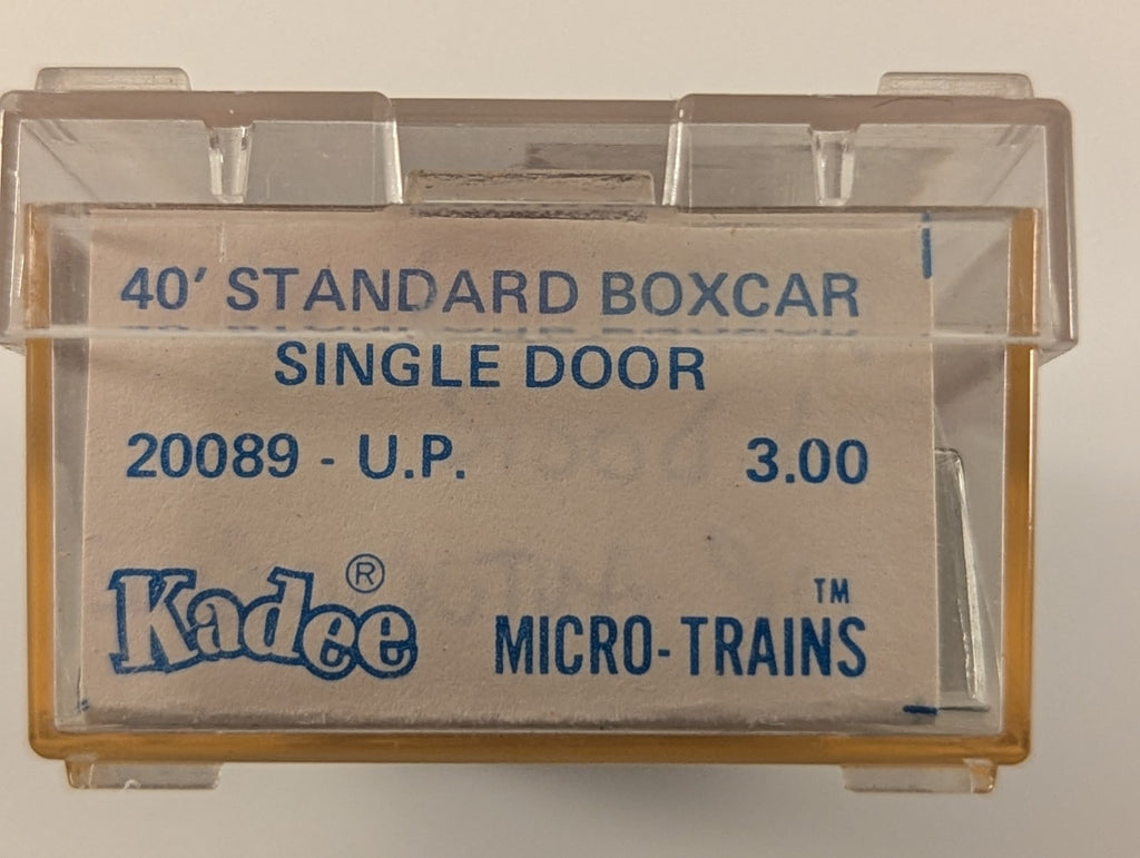 Micro-Trains N Gauge Union Pacific 40ft Standard Single Door Boxcar - Boxed