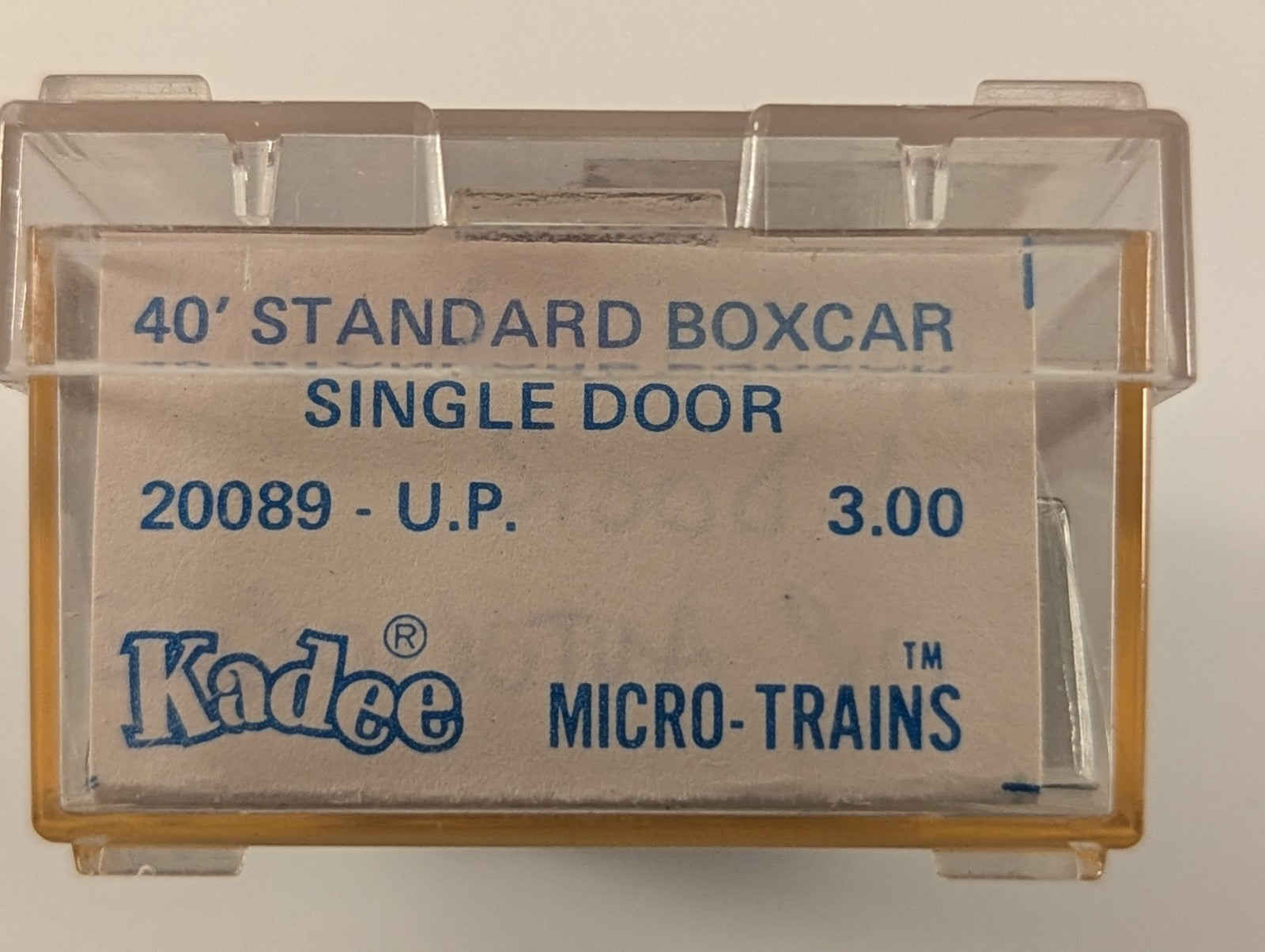 Micro-Trains N Gauge Union Pacific 40ft Standard Single Door Boxcar - Boxed