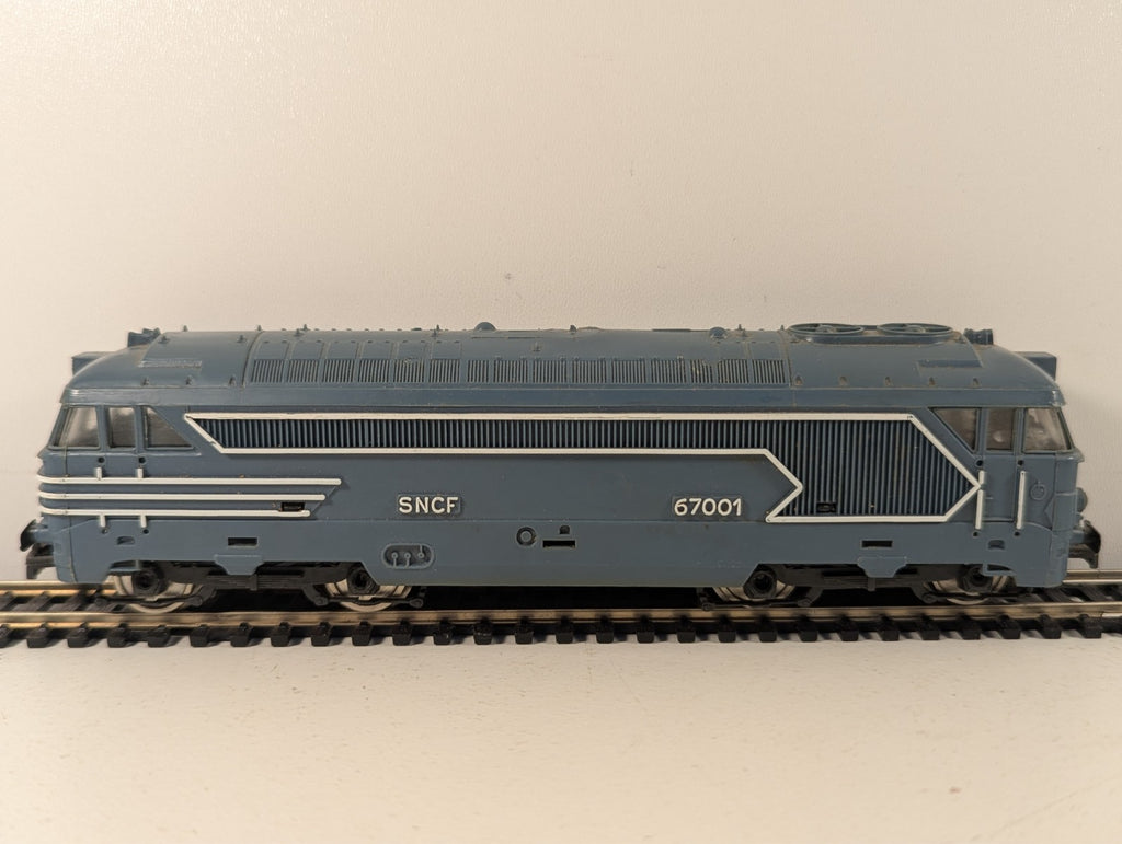 Jouef BB 67001 SNCF Diesel Locomotive HO Gauge - Boxed (Non-Original Box)