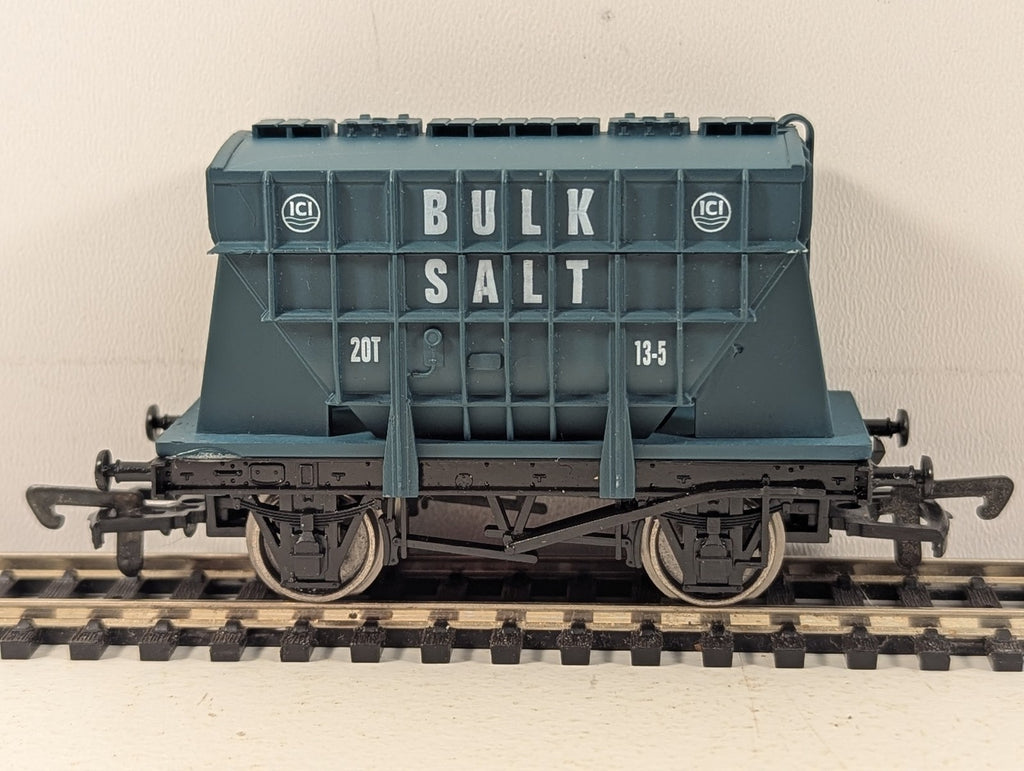 Dapol OO Gauge ICI Salt Presflo Wagon Goods Wagon ICI Bulk Salt Blue B725