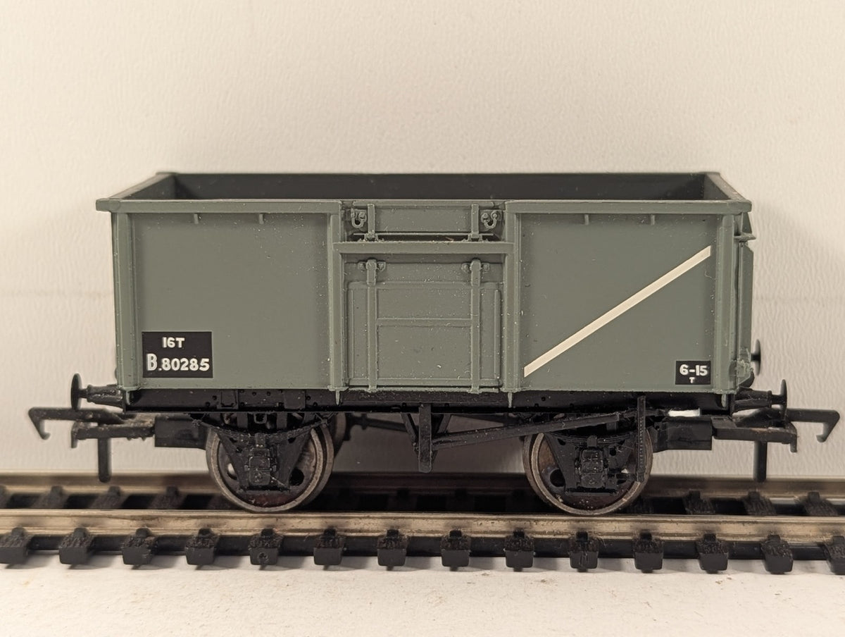 Bachmann OO Gauge BR 16-Ton Mineral Wagon Goods Wagon B80285 BR Grey