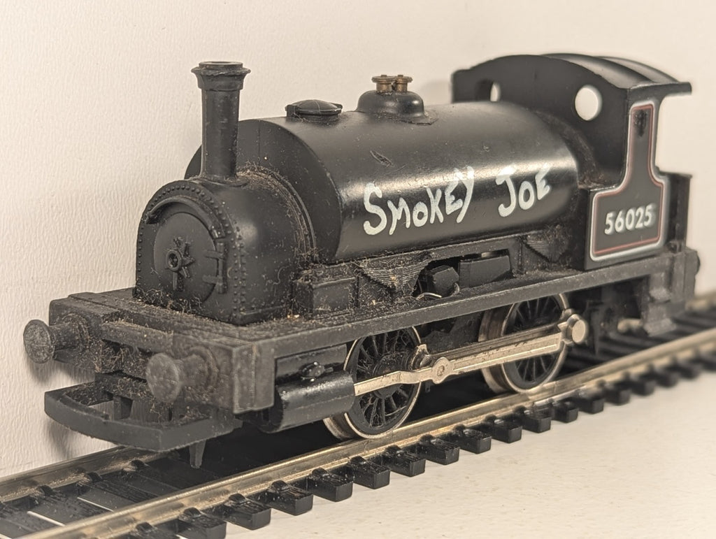 Hornby OO Gauge Class 0F Pug 'Smokey Joe' Locomotive 56025 BR Black