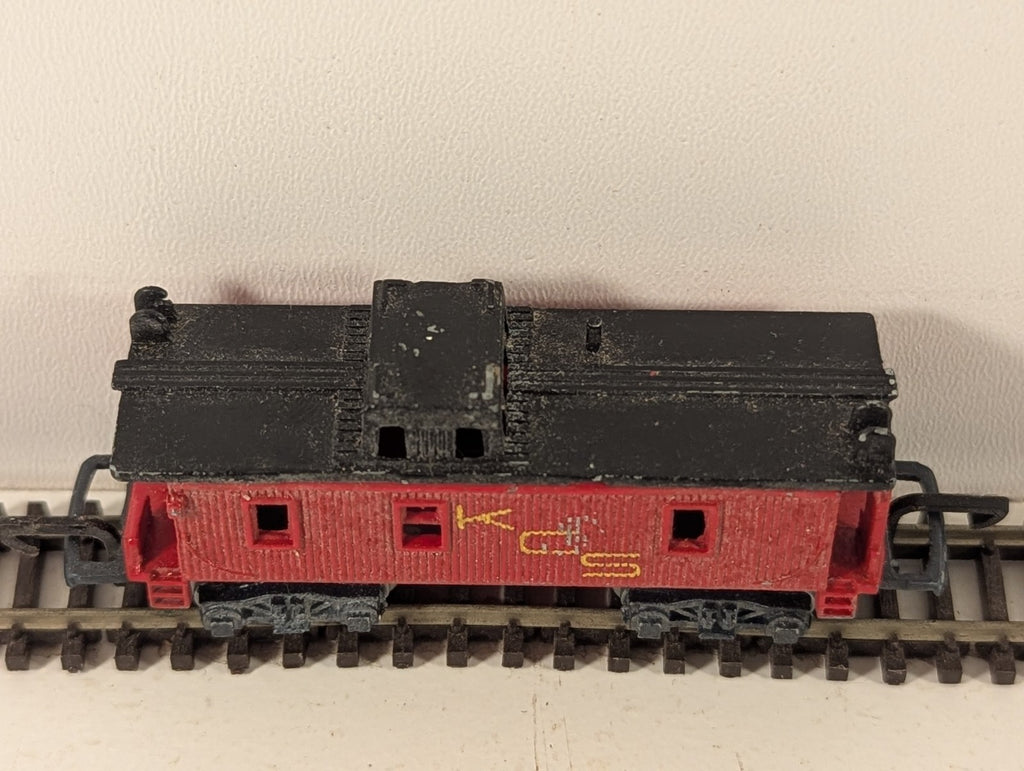 Lone Star Treble-O-Lectric N Gauge Kansas City Southern Caboose