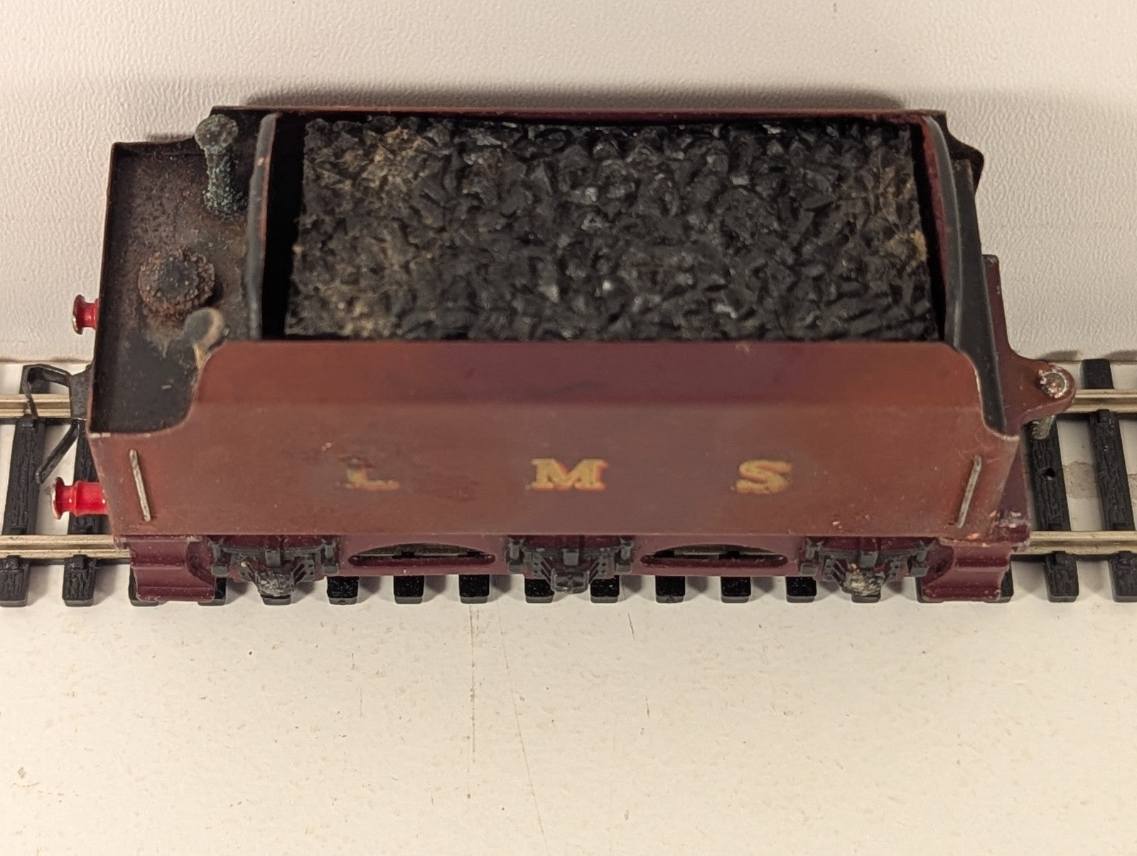 Hornby Dublo LMS Unlined Maroon Tender OO Gauge