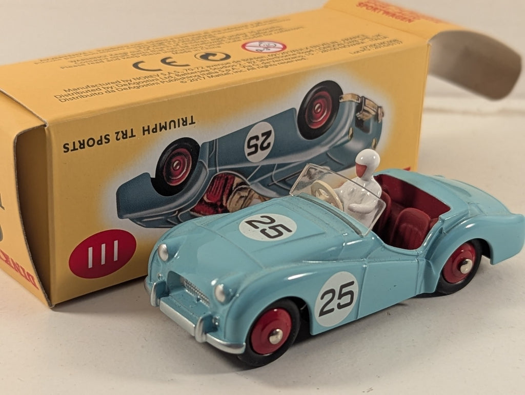 Atlas Editions Dinky Toys 111 Triumph TR2 Sports Car - Boxed