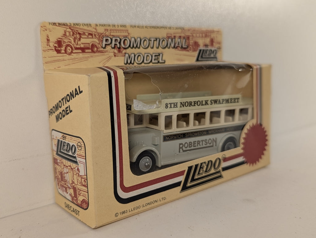 Lledo LP17A Robertson's Bus (8th Norfolk Swapmeet) Die-cast Model