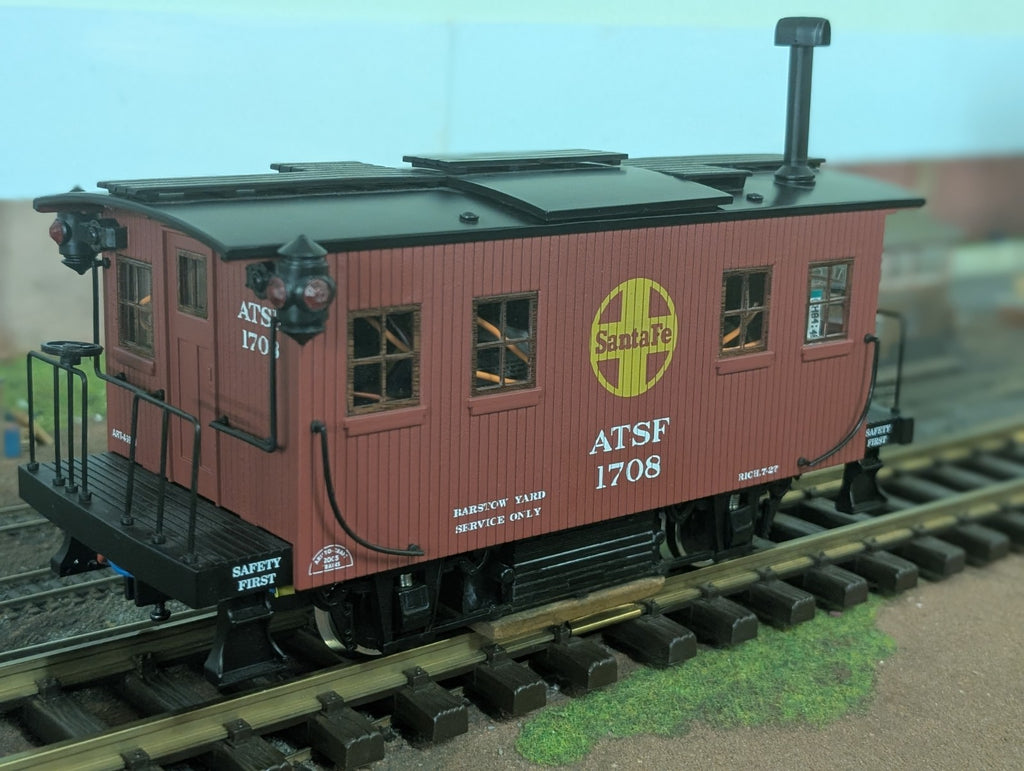 Aristo Craft G Scale Atchison Topeka & Santa Fe Track Cleaning # 1708 Caboose