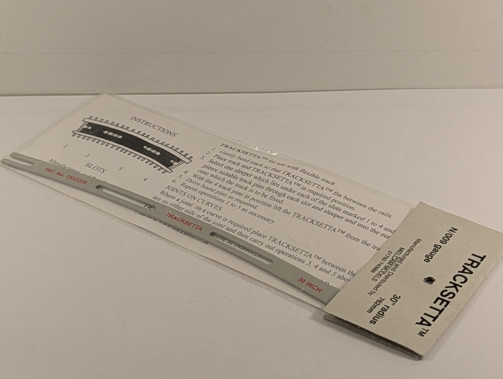 Tracksetta 30 Inch Radius N Gauge Track Laying Template