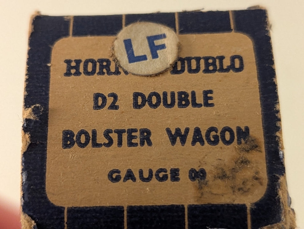 Hornby Dublo 4615 OO Gauge Double 4-Wheeled Bolster Wagon BR Grey - Boxed