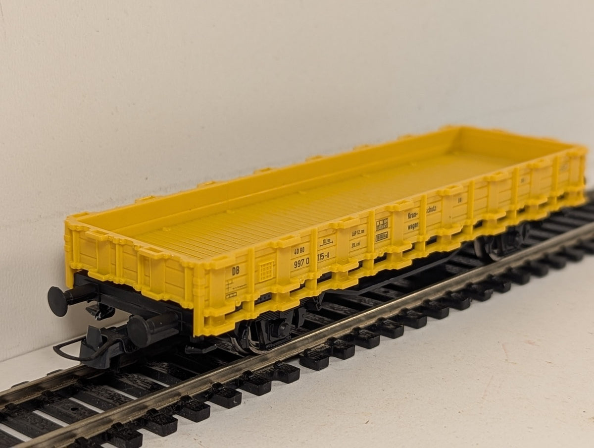 Roco HO Gauge Kranschutzwagen Goods Wagon 40 80 997 0 115-8 DB Yellow 56322