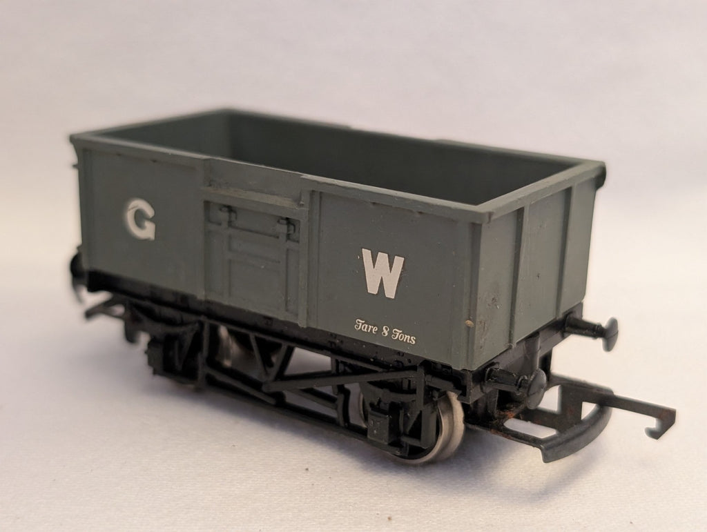 Hornby OO Gauge GWR 5 Plank Open Wagon Goods Wagon B75301 GWR Grey