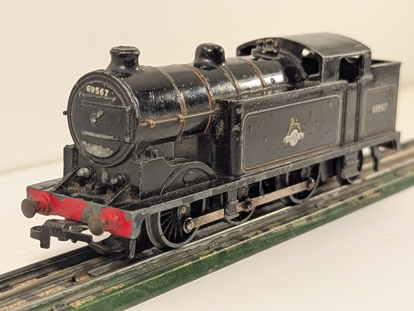 Hornby Dublo EDL17 Class N2 0-6-2T BR Black 69567  - 3 Rail