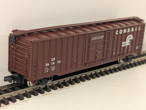 Con-Cor 0001-147102 N Gauge Conrail 50ft Rib-Side Boxcar - Boxed