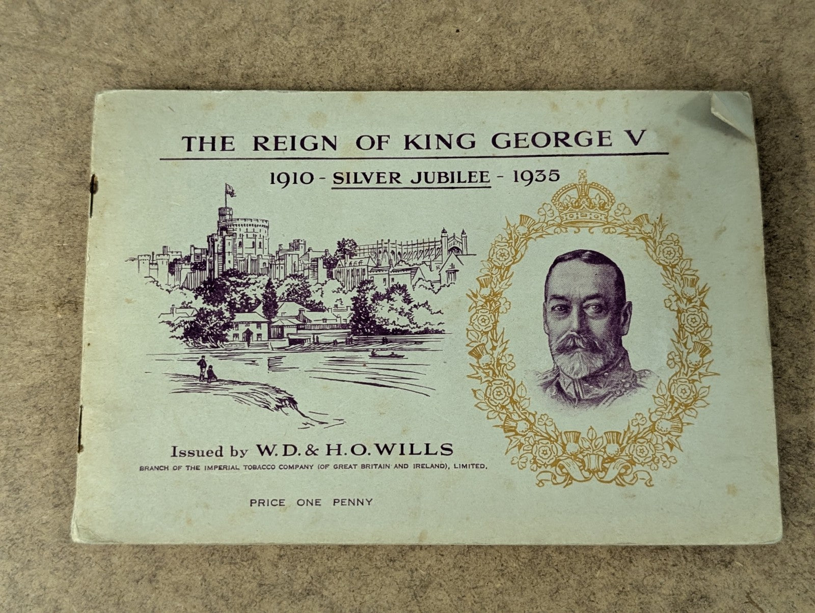 The Reign Of King George V 1910-1935 Silver Jubilee WD & HO Wills Cigarette Card