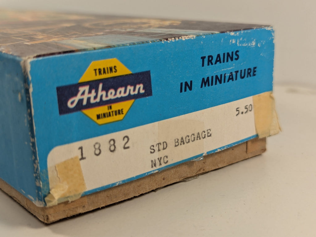 Athearn 1882 New York Central Standard Baggage Car  - Boxed - Missing Couplings
