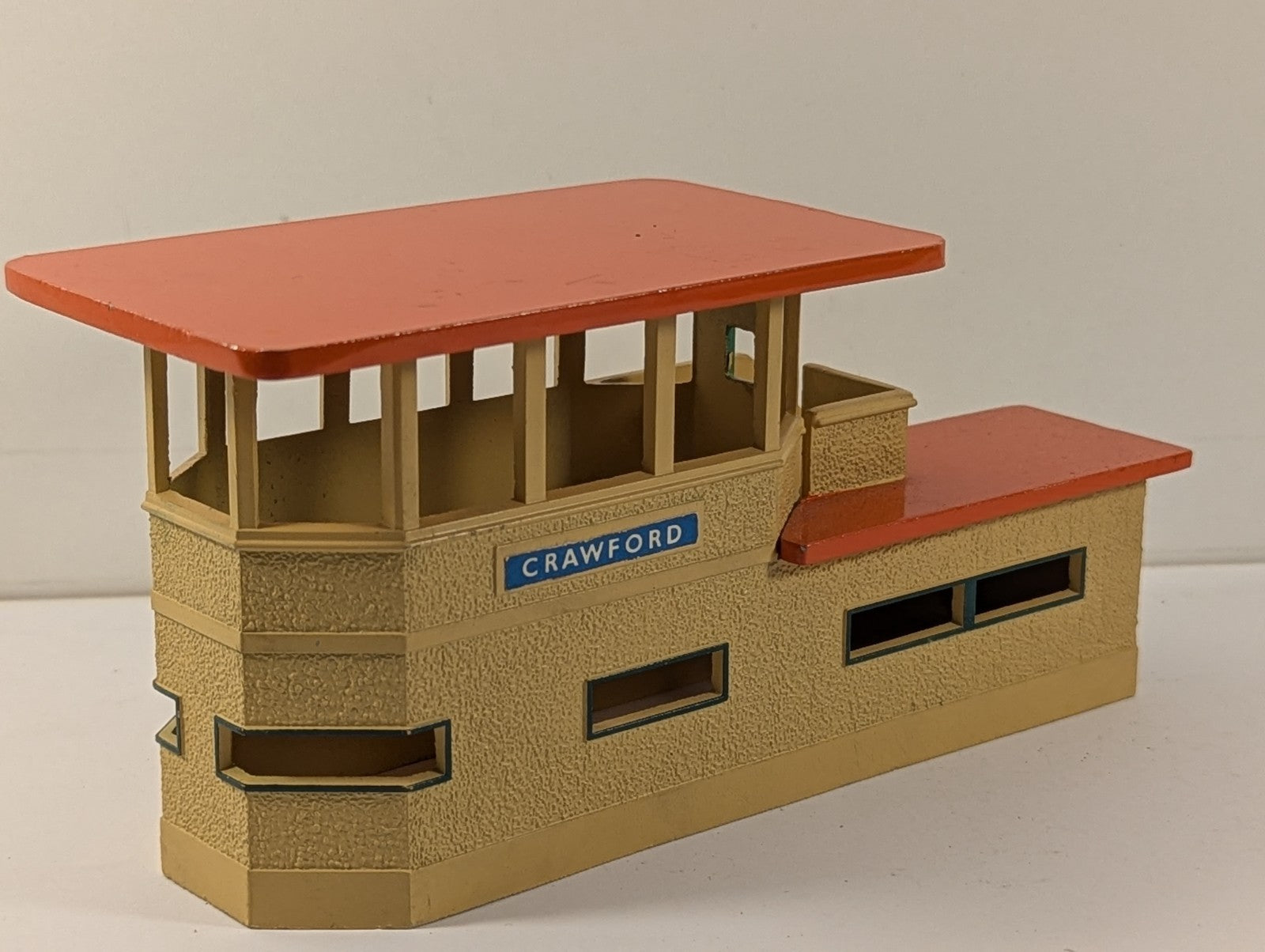 Hornby Dublo OO Gauge D1 Signal Cabin Buildings & Structures Cream