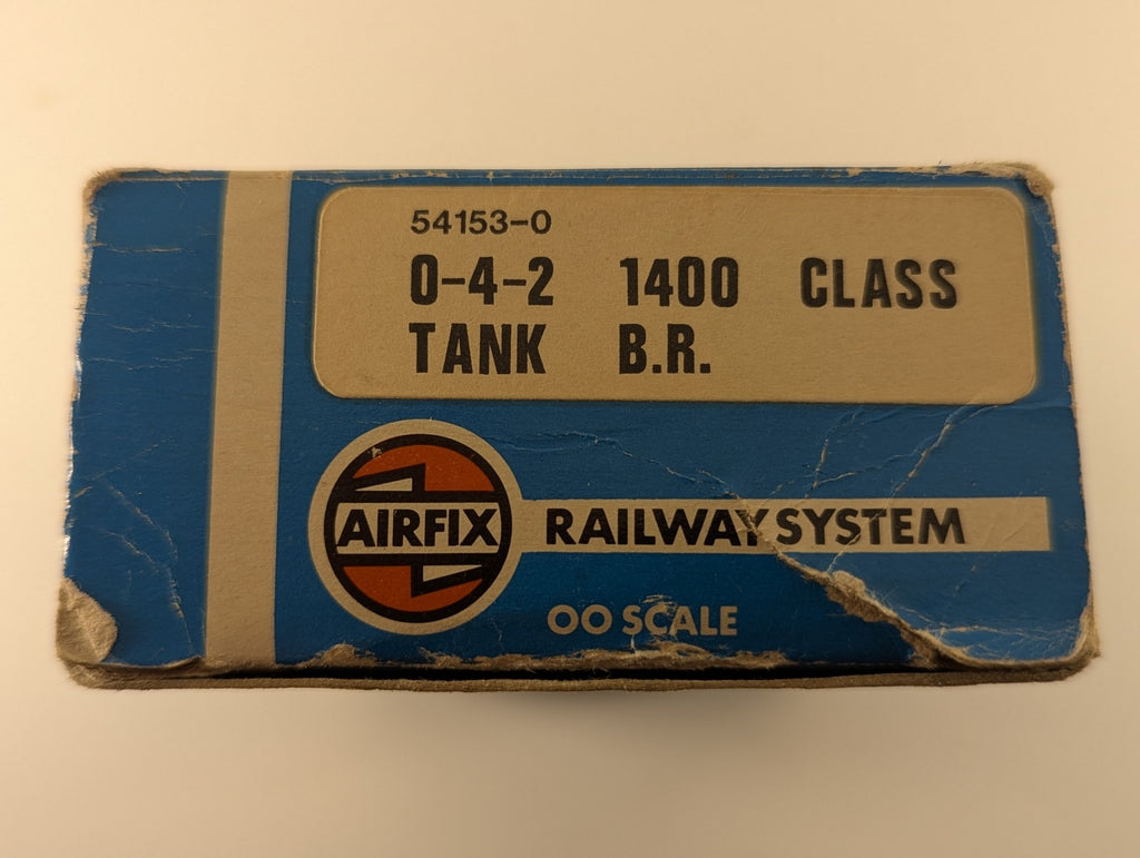 Airfix OO Gauge GWR 1400 Class 0-4-2T Steam Locomotive 1466 BR Lined Green